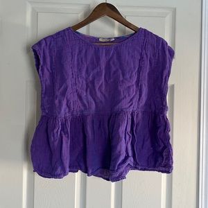 💜 Distressed Boutique Cropped Top 💜